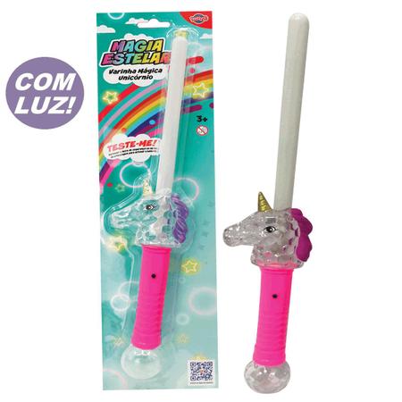 Unicórnio de brinquedo com Varinha de Controle Remoto para Meninas  Movimentos Luz e Som em Promoção na Americanas