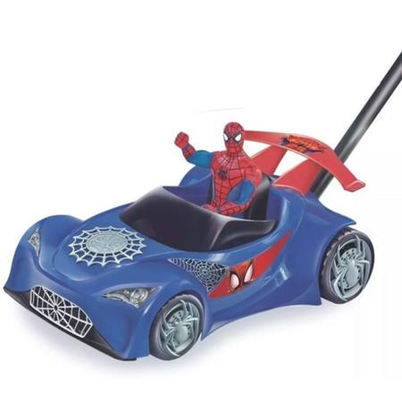 Veiculo Carro De Empurrar Homem Aranha Lider Brinquedos 2382