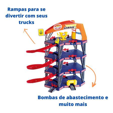 Imagem de Brinquedo Volcano Garage Mega Rampa Lava Rapido Lançamento -Samba Toys