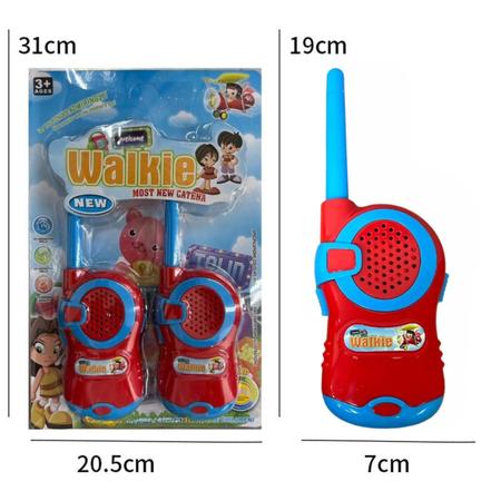 Imagem de Brinquedo Walkie Talkie Infantil Rádio Comunicador Criança Menino Menina Envio Imediato