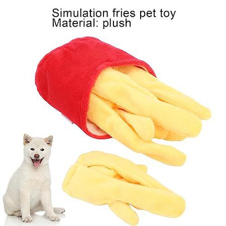 Imagem de Brinquedos de mastigar para cães, brinquedo atraente para animais de estimação imitação de comida que faz som brinquedo 