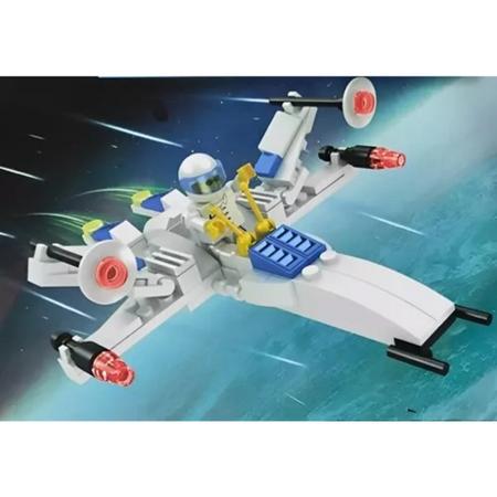 Imagem de Brinquedos Educativos 4 anos Blocos de Montar Aventura Espacial Naves 99 pçs