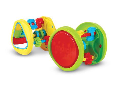 Imagem de Brinquedos educativos baby rino giratório+cilindro didático - maral