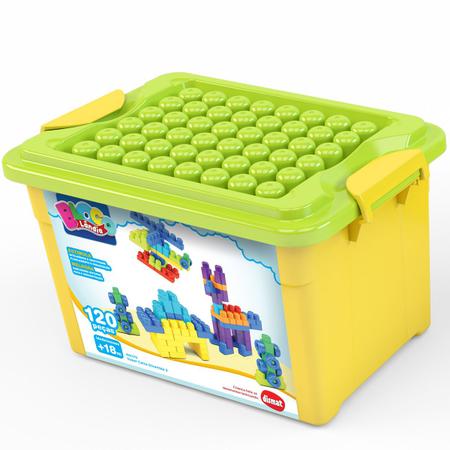 Brinquedo Educativo De Montar 120 Peças - Dismat