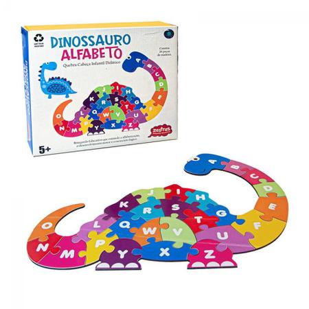 Coleção Alfabetizar Dinossauros - Números - Brinquedo Educativo de