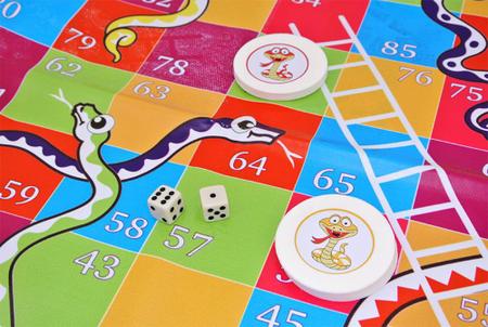 Jogo Ludo e Cobras e Escadas - Girassol Feliz Brinquedos Educativos