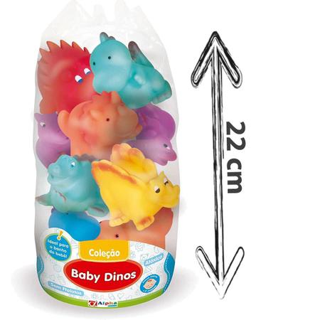 Kit 6 Dinossauro Coleção Baby Dinos Banhos De Vinil Colorido - Alfabay -  Cubo Mágico - Quebra Cabeças - A loja de Profissionais e Colecionadores!