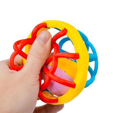 Imagem de Brinquedos Para Bebes Chocalho Baby Macio Divertido Bola Mordedor