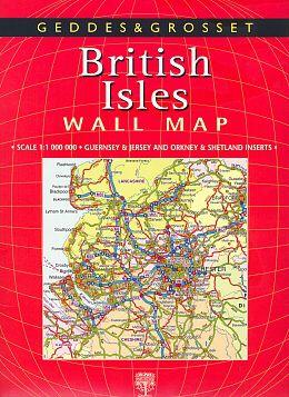 Imagem de BRITISH ISLES WALL MAP -  