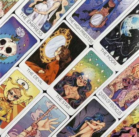 Britt's Third Eye Tarot, jogos de tabuleiro e cartas Vintage, o