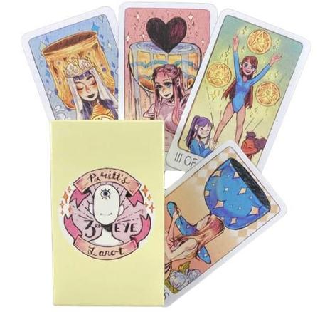 Britt's Third Eye Tarot, jogos de tabuleiro e cartas Vintage, o