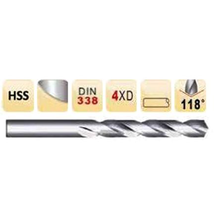 Imagem de Broca 12Mm Hss Aco Rapido Din338 4Xd Haste Reta 118 Dormer A11412B