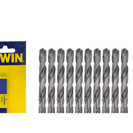 Broca Aco Rapido Irwin 1,0 Mm ./ Kit Com 10 Peças Imagem de Broca Aco Rapido Irwin 1,0 Mm ./ Kit Com 10 Peças