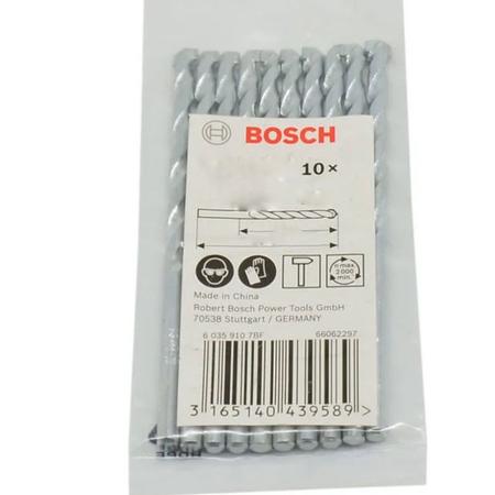 Imagem de Broca concreto c/widia 7x100mm 10pc bosch