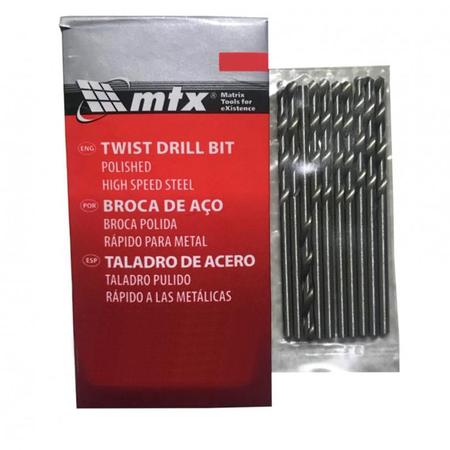 Imagem de Broca de Aço Rápido 7 MM Kit com 10 Peças para Metais 715709 MTX