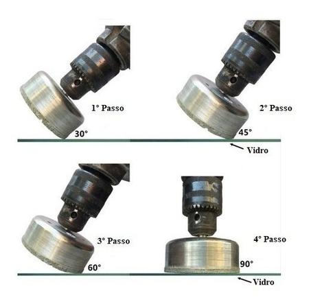 Broca Diamantada para Vidro. Porcelanato e Cerâmica 6 MM Cilíndrica Sparta