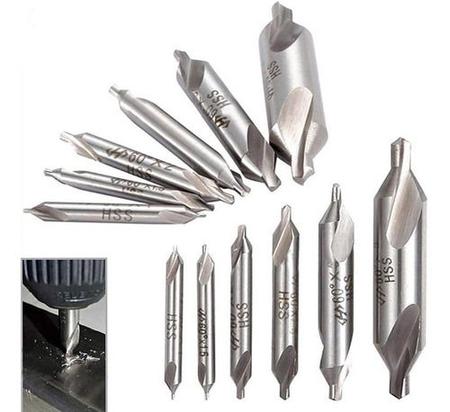 Brocas De Centrar Broca De Centro Torno Fresa Cnc - 6 Peças - Ferreira Imagem de Brocas De Centrar Broca De Centro Torno Fresa Cnc - 6 Peças