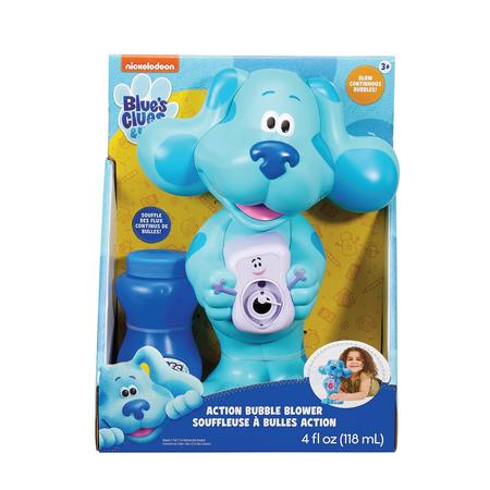 Imagem de Bubble Blower Little Kids Blues Clues com solução Bubble Blower