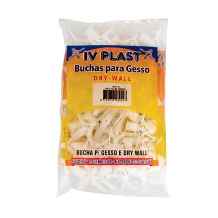 Imagem de Bucha Plástica Ivplast Gesso Dry Wall GDP2 15 A 23mm - Embalagem c/ 50 unidades - IV Plast