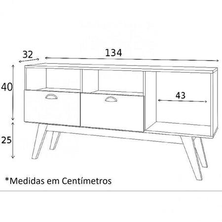 Imagem de Buffet 2 Portas com Nichos