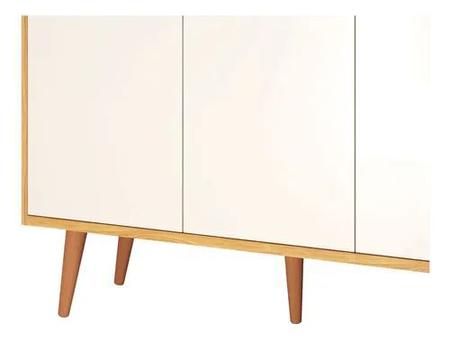 Imagem de Buffet delux delta classico 3 portas nature/off white