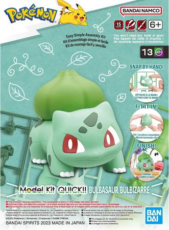 Imagem de Bulbasaur - Pokemon - Model Kit Quick!! - Bandai