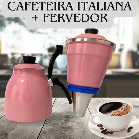 Imagem de Bule de Café Cafeteira Italiana Econômica que não usa Coador