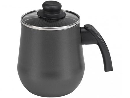 Imagem de Bule de Café e Chá de Alumínio Cinza com Tampa  - 1,5L Gourmet Multiflon