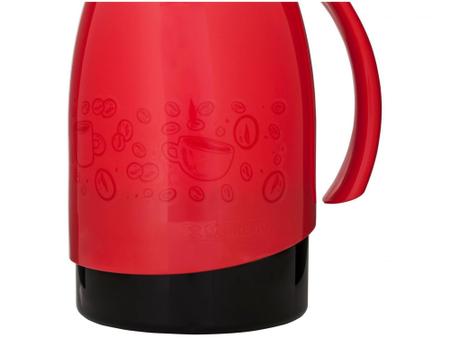 Imagem de Bule de Chá e Café Térmico Vermelho - com Filtro de Café 700ml Sanremo Cuidar