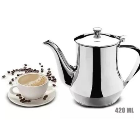 Imagem de Bule em Aço Inox para Café Chá ou Leite 420ml