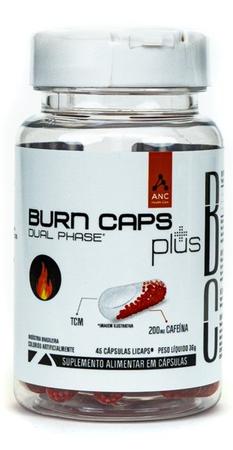 Imagem de Burn Caps Plus Com 45 Cápsulas Premium Com 200mg Cafeína 