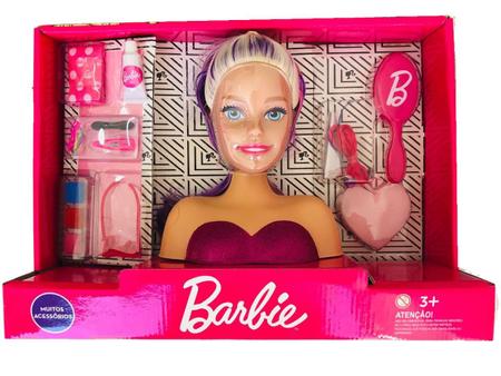 Busto Boneca Barbie Styling Face Maquiagem Pupee Original 1265 + 3 Anos -  Papelaria Criativa
