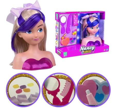 Boneca Para Maquiar Pentear Nancy Hair - Super Toys - Supertoys - Bonecas -  Magazine Luiza