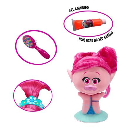 Busto Boneca Poppy Trolls II Para Pentear Com Maquiagem - Pupee - Bonecas e  Acessórios - Magazine Luiza