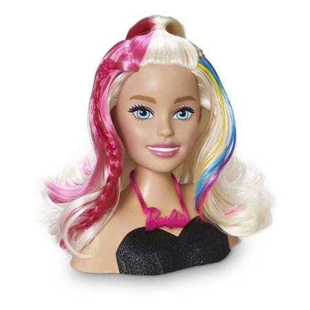 Boneca Barbie Busto Styling Head Frases Penteados Maquiagem - R$ 265