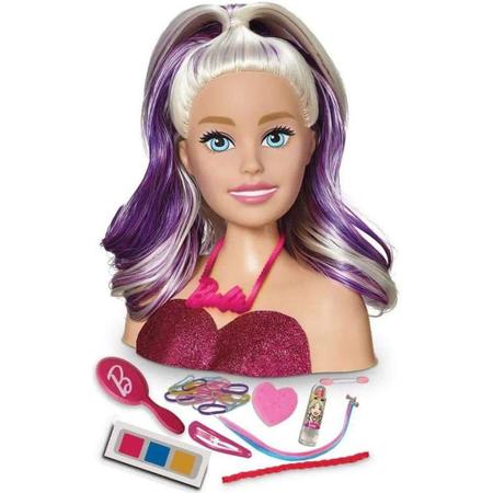 Busto Boneca Barbie Styling Face Maquiagem Pupee Original 1265 + 3 Anos -  Papelaria Criativa