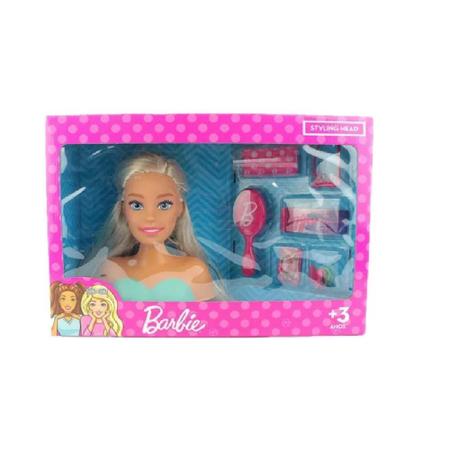Imagem de Busto da Barbie Hair Styling com Acessórios - Pupee