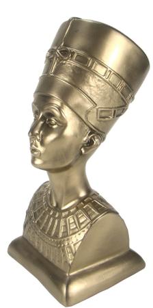 Imagem de Busto Da Rainha Nefertiti Estatueta Egípcia - Egito Faraó