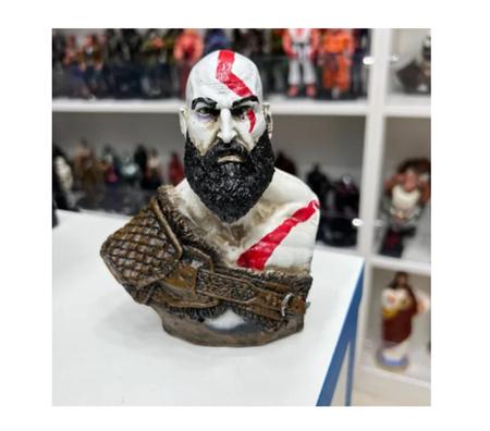 Imagem de Busto De Resina Kratos God Of War Marvel Action Figure Nfe