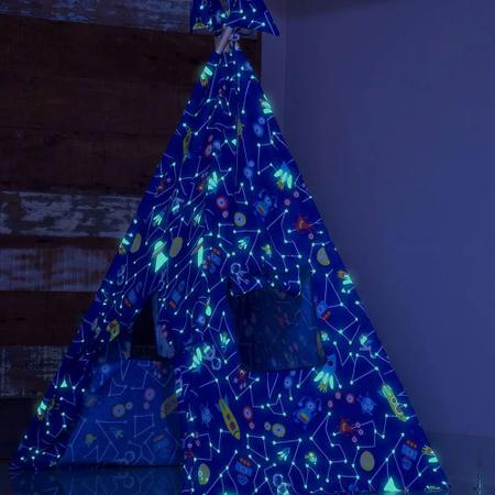 Imagem de Cabana Incomfral Festa do Pijama com Lâmpadas de 2m Brilha no Escuro Estampa Masculina