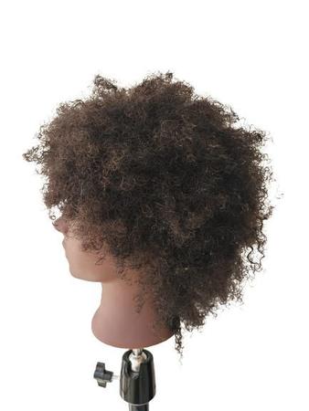 Cabeça de Boneca Para Treino Cabelo 100% Sintético 65cm - Cabeças de boneca  para treinamento 100 natural coloração , corte e penteado