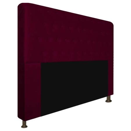 Imagem de Cabeceira Brenda Para Cama Box King Size 195cm com Capitonê Suede - Ecotec Decor