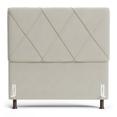 Imagem de Cabeceira cama box king dubai 195 cm suede