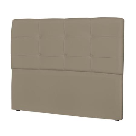 Imagem de Cabeceira Casal Cama Box 160 cm London material sintético Areia - JS Móveis