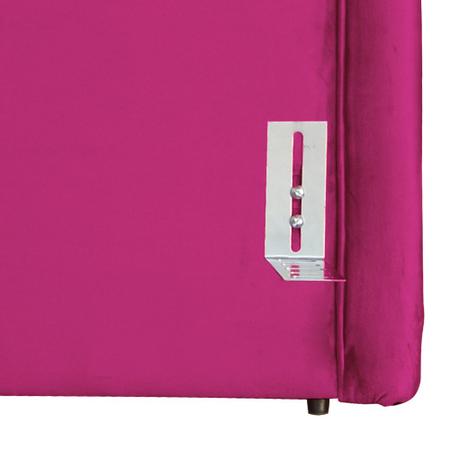 Cabeceira Casal Para Cama Box Stella 140 cm Veludo Quarto de Casal - Estopar Imagem de Cabeceira Casal Para Cama Box Stella 140 cm Veludo Quarto de Casal