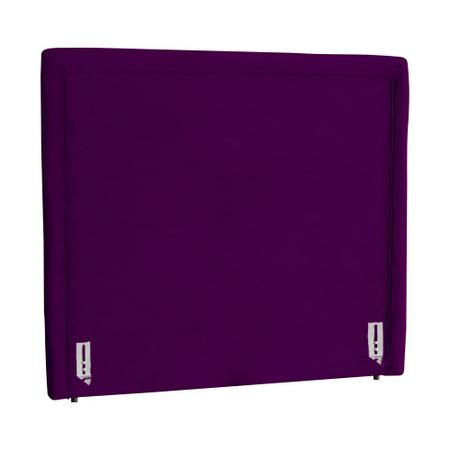 Cabeceira Casal Para Cama Box Stella 140 cm Veludo Quarto de Casal - Estopar Imagem de Cabeceira Casal Para Cama Box Stella 140 cm Veludo Quarto de Casal