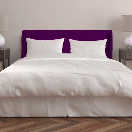 Cabeceira Casal Para Cama Box Stella 140 cm Veludo Quarto de Casal - Estopar Imagem de Cabeceira Casal Para Cama Box Stella 140 cm Veludo Quarto de Casal