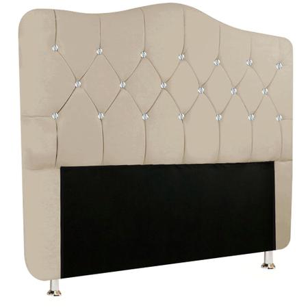 Cabeceira de Casal Para Cama Box King Size Capitone Estofada com Strass Atena 1.95 Cm Nanda Decor Imagem de Cabeceira de Casal Para Cama Box King Size Capitone Estofada com Strass Atena 1.95 Cm Nanda Decor