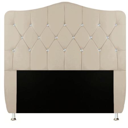 Cabeceira de Casal Para Cama Box King Size Capitone Estofada com Strass Atena 1.95 Cm Nanda Decor Imagem de Cabeceira de Casal Para Cama Box King Size Capitone Estofada com Strass Atena 1.95 Cm Nanda Decor