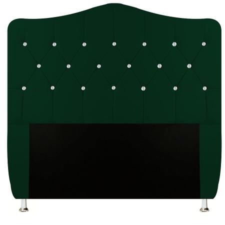 Cabeceira de Casal Para Cama Box King Size Capitone Estofada com Strass Atena 1.95 Cm Nanda Decor Imagem de Cabeceira de Casal Para Cama Box King Size Capitone Estofada com Strass Atena 1.95 Cm Nanda Decor